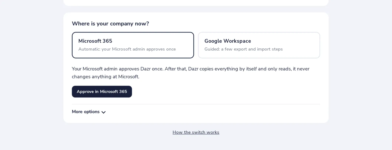 Approve Dazr in Microsoft 365