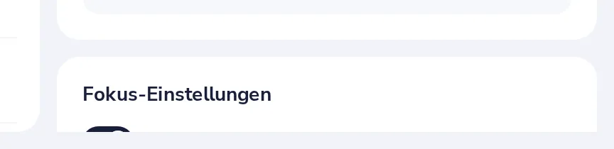 Im Fokus? Anklopfen wartet