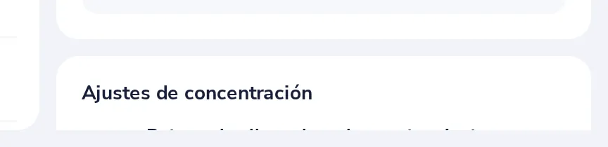 ¿Concentración? La llamada espera