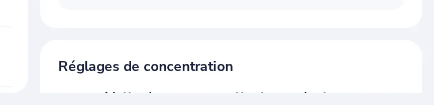 Concentré ? Les coups attendent