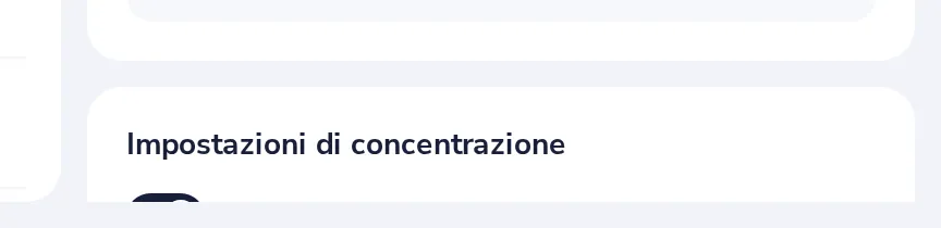 Concentrazione? Chi bussa aspetta