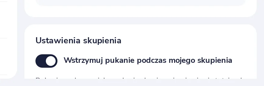 Skupienie? Pukanie czeka