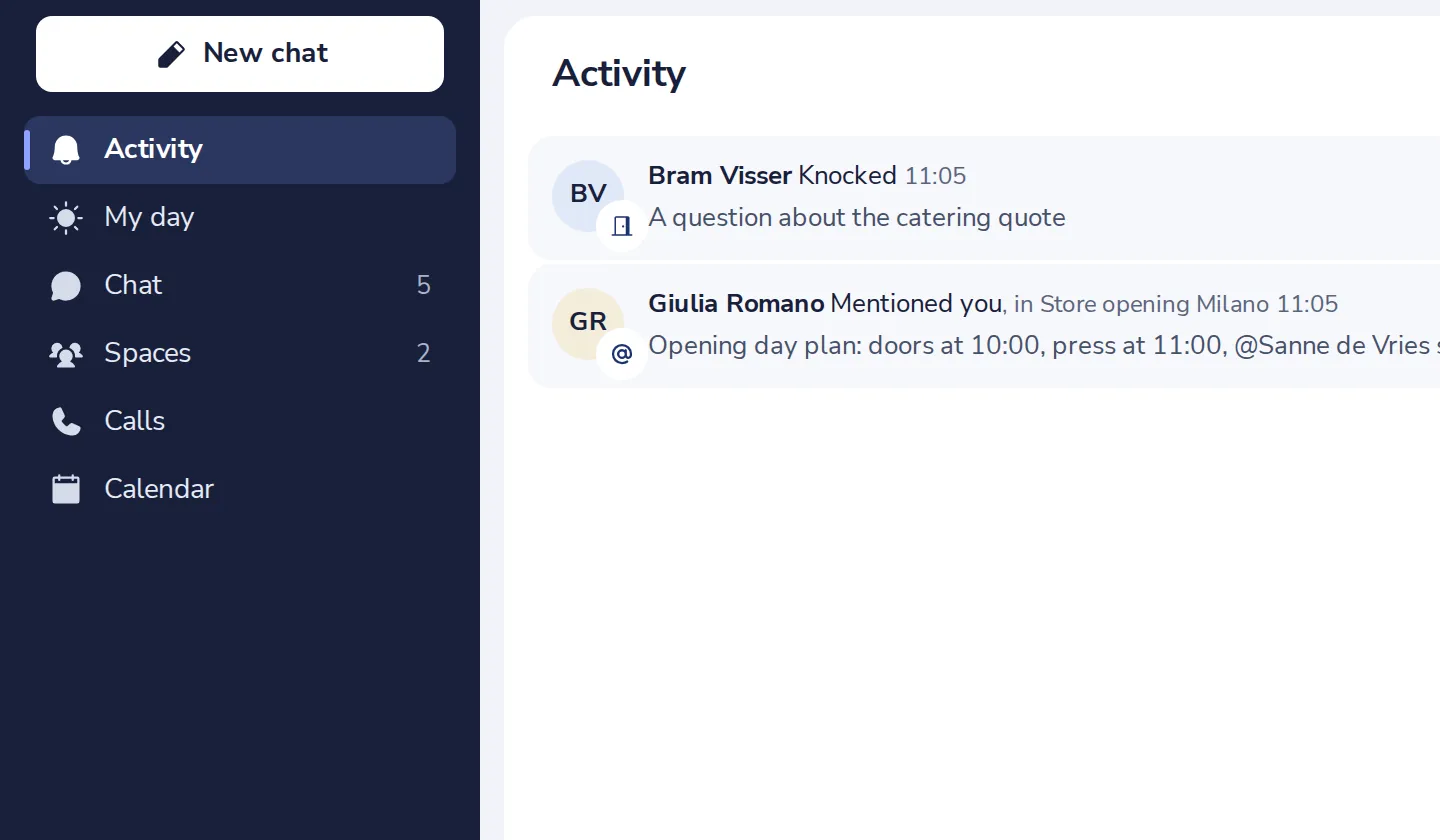 Open Activity