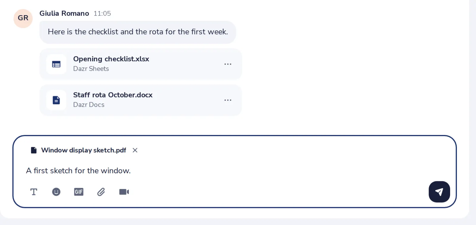 Press Send